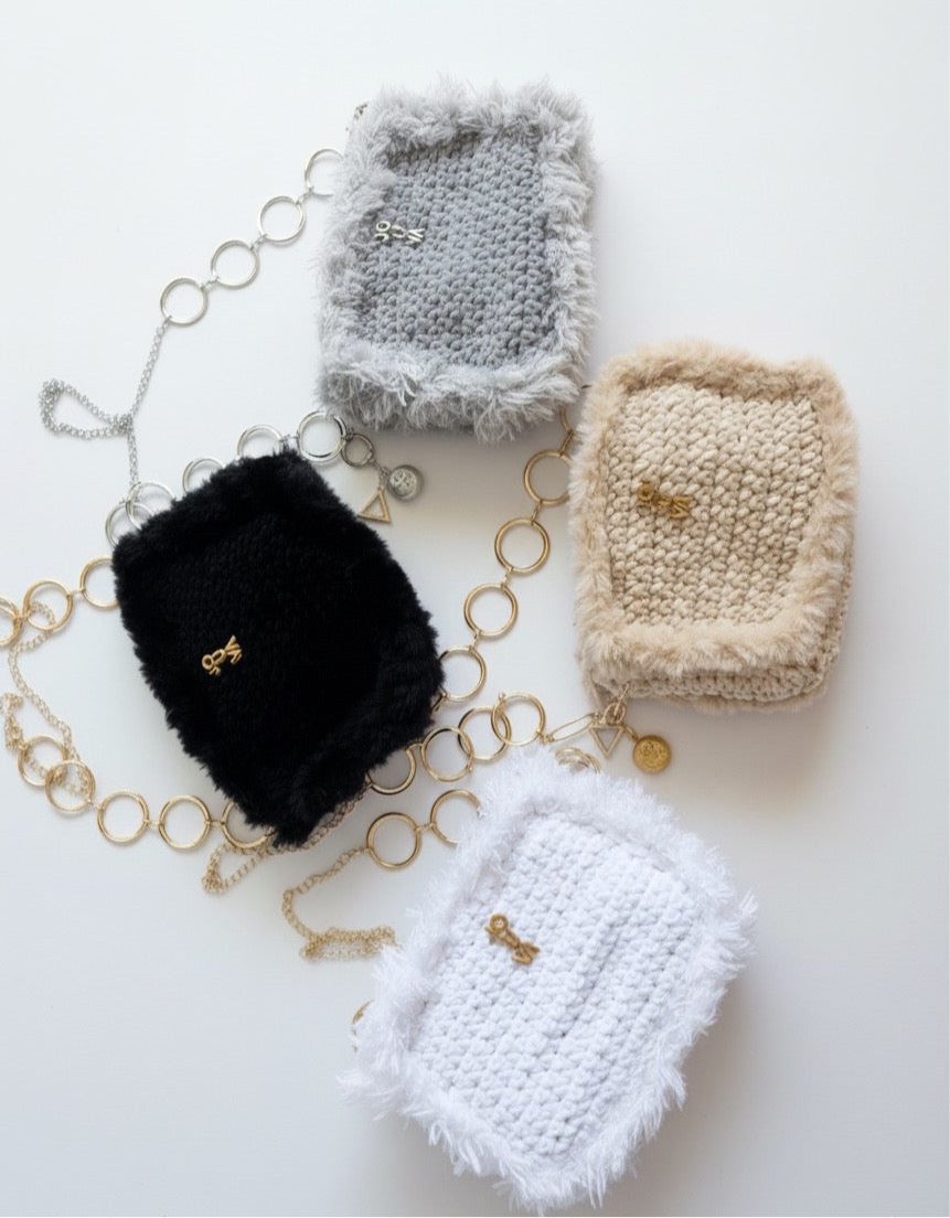 Cozy diva bag- cozy grey